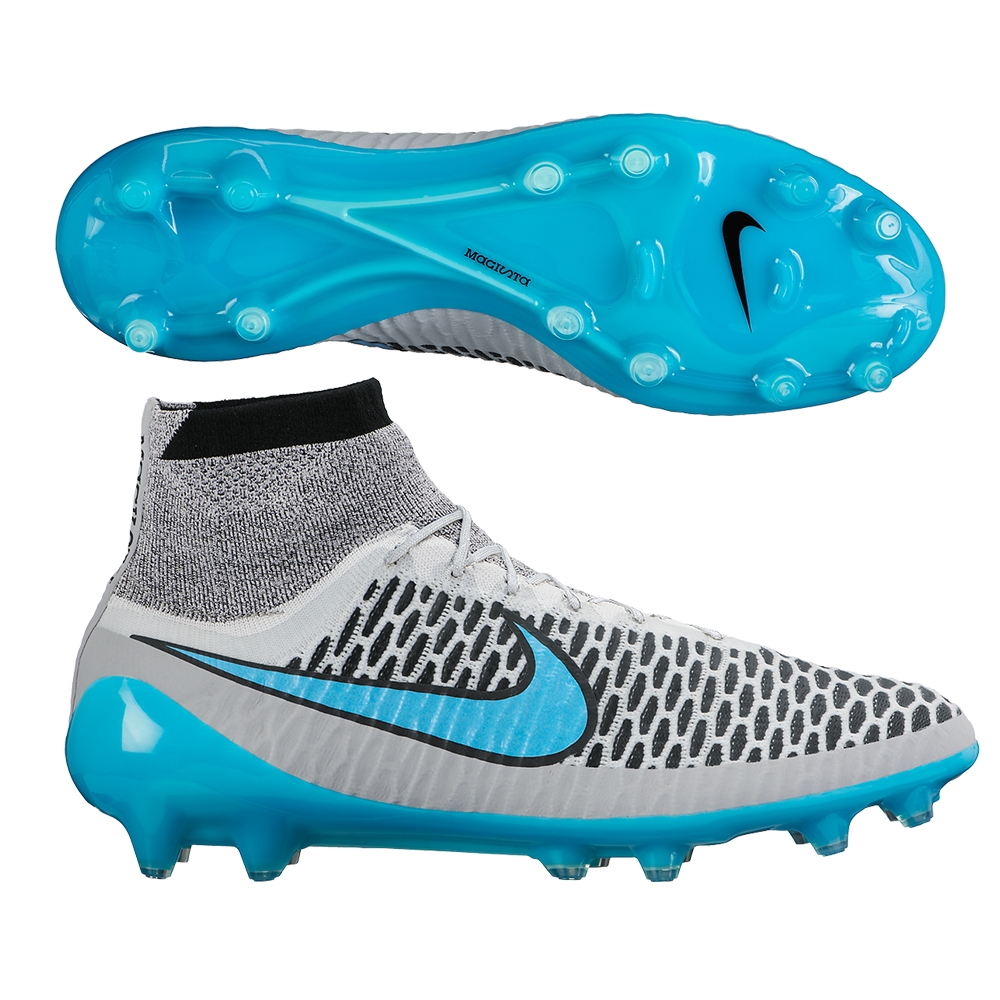 black and blue nike soccer cleats