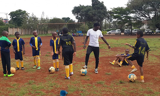 Football Training School for Kids in Kenya